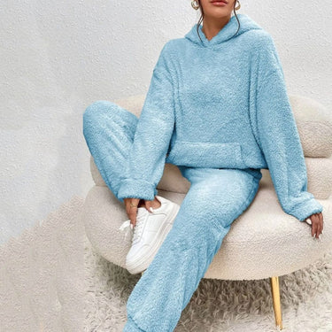 Yvaine | Cosy Hooded Top and Trousers Loungewear Set
