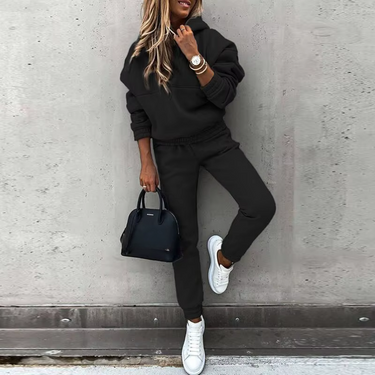 Lucinda | Sweatshirt And Trouser Set With Elastic Waist