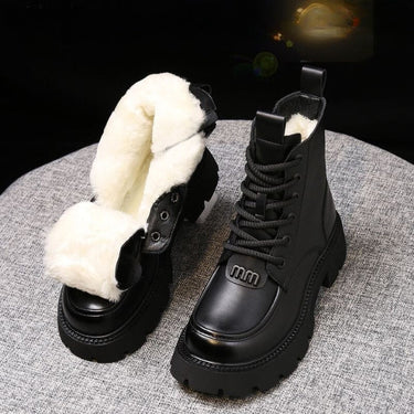 Eleanor | Fur Lined Ankle Boots with Side Zip