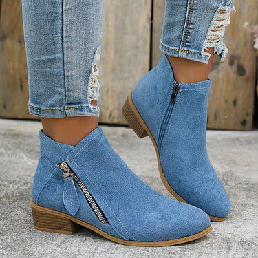 Kezia | Elegant Water Repellent Boots With Side Zip