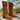 Clementine | Ankle Boots With Embroidered Sunflower Detail
