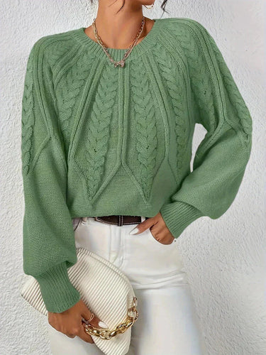 Isla | Soft Cable Knit Jumper With Long Sleeves