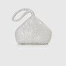 Sorrel | Crystal Rhinestone Satin Mini Bag With Zip Closure