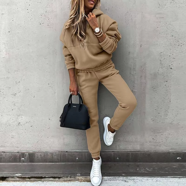 Lucinda | Sweatshirt And Trouser Set With Elastic Waist