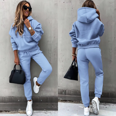 Lucinda | Sweatshirt And Trouser Set With Elastic Waist