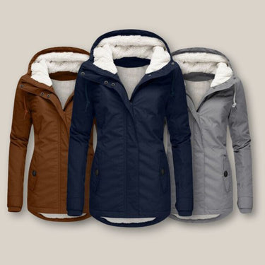 Keira | Warm Lined Jacket With Adjustable Hood And Pockets