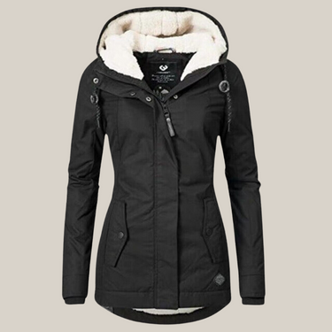 Keira | Warm Lined Jacket With Adjustable Hood And Pockets