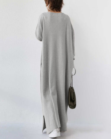 Orla | Long Sleeve Maxi Dress With Flowing Fit