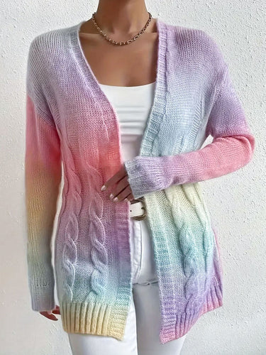 Long Duster Cardigan – Open Front Soft Knit Cardi