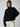 Oversized Mock Neck Sweater – Contrast Stitch Knit Jumper