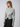 Half-Zip Knit Sweater – Fitted Flared Sleeve Jumper