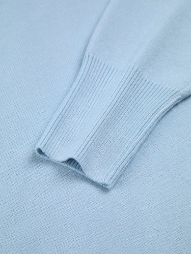 Oversized Turtleneck Sweater – Slouchy Chunky Rib Jumper