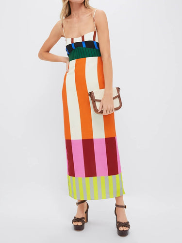 Bengal Multi Paloma Summer Maxi Dress – Bold Print Occasion Dress