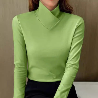 Turtleneck Pullover Sweater – Tailored Fitted Knit Jumper