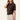 Laurel | Dark Brown Knitted Polo With Ribbed Hem