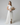 White Boho Lace Dress – High-Low Two-Piece Bridal and Wedding Guest Gown