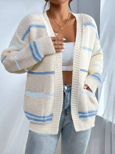 Oversized Knit Cardigan – Slouchy Open Front Cardi