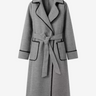 Phoebe | Classic Trench Coat with Belted Waist and Side Pockets