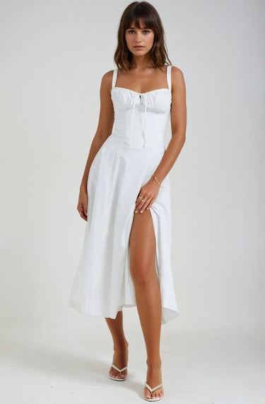 Catherine Corset Cute Party Midi Dress