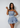 Blue Embroidered Strapless Mini Dress – Shirred Cotton Anglaise Summer Dress