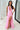 Elegant Wedding Guest maxi dress with halter neck and leg slit