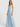 Sky Blue Pleated Spaghetti Strap Maxi Dress – Backless Summer Occasion Dress