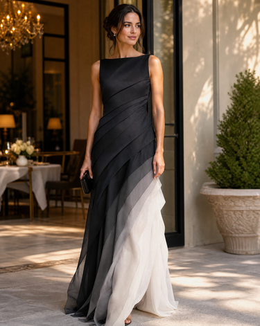 Sleeveless Special Occasion Maxi Gown – Elegant Floor-Length Dress