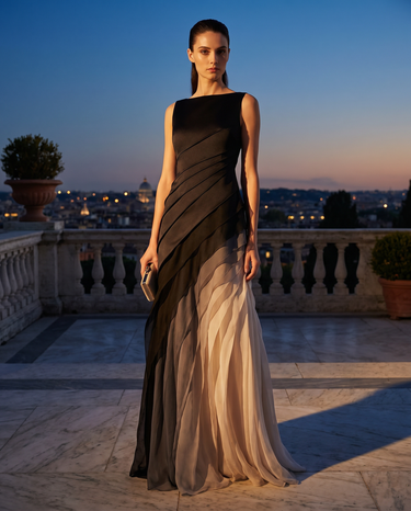 Sleeveless Special Occasion Maxi Gown – Elegant Floor-Length Dress