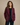 Burgundy Double-Breasted Blazer – Vintage Style Jacket