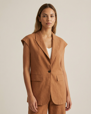 Linen-Cotton Blazer Suit – Lightweight Summer Jacket Set