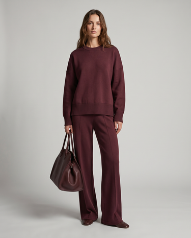 Women's Soft Knit Two-Piece Co-ord Set with Long Sleeves