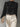 Black Bishop Sleeve Blouse – Draped Satin Statement Top
