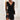 Black Sheer Sleeve Mini Dress – Metallic Accent Formal Party Dress