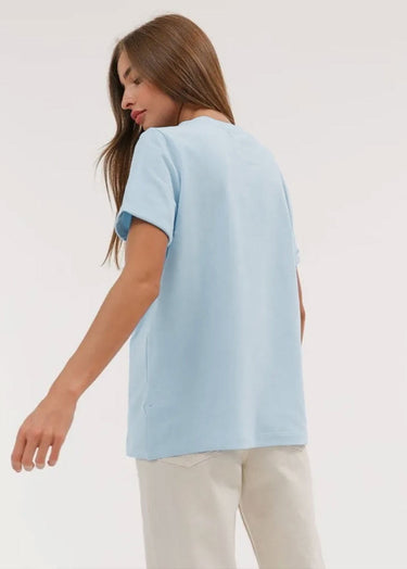 Classic Cotton T-Shirt – Clean Crew Neck Short Sleeve Everyday Tee