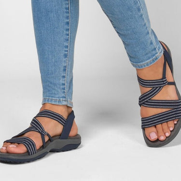 Slip-On Arch Support Sandals – Multi-Strap Sport Sandal