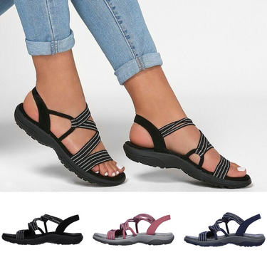 Slip-On Arch Support Sandals – Multi-Strap Sport Sandal