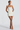 White Ruched Bodycon Mini Dress – Sculpted Figure-Hugging Party Dress