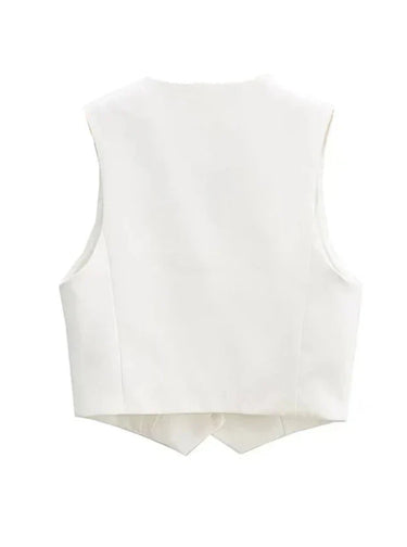 Tailored Waistcoat – Structured Menswear-Inspired Vest