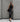Black Satin Halter Wedding Guests Maxi Dress