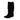 Henrietta | Knee High Western Boots With Fringe Details