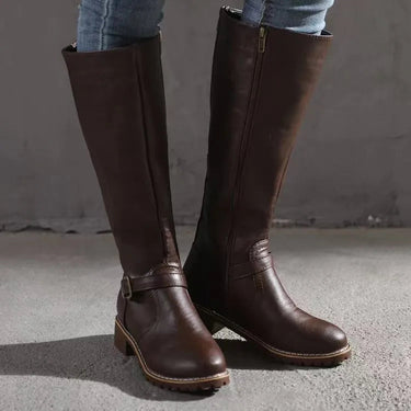 Olwen | Leather Boots with Comfortable Everyday Fit