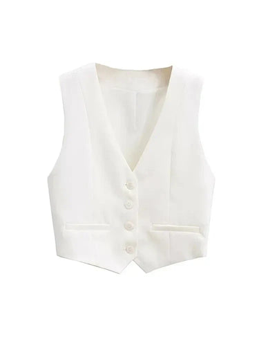 Tailored Waistcoat – Structured Menswear-Inspired Vest