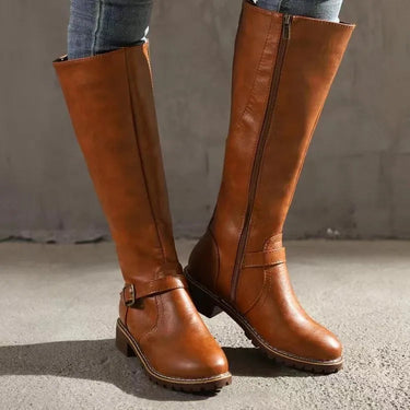 Olwen | Leather Boots with Comfortable Everyday Fit