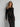 Black Semi-Sheer Slim Maxi Dress – Sleek Bodycon Evening Dress