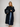 Black Double-Breasted Wool Coat – Longline Wide Lapel Coat
