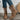 Camel Cowgirl Boots – Block Heel Mid-Calf Western Boots