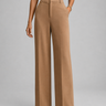 Davina | High Waist Wide Leg Trousers with Front Pleat