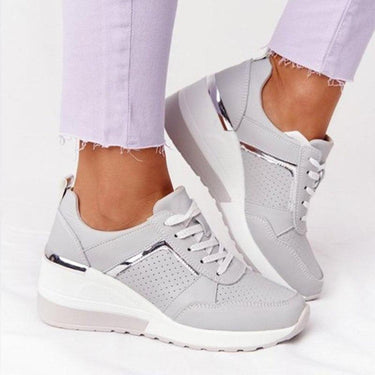Everyday Sneakers For Foot Pain Relief – Cushioned Wedge Trainer