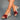 Slingback Sandals with Elegant Heel – Two-Tone Croc Heeled Sandal