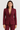 Wine Red Slim Blazer – Single-Button Tailored Jacket